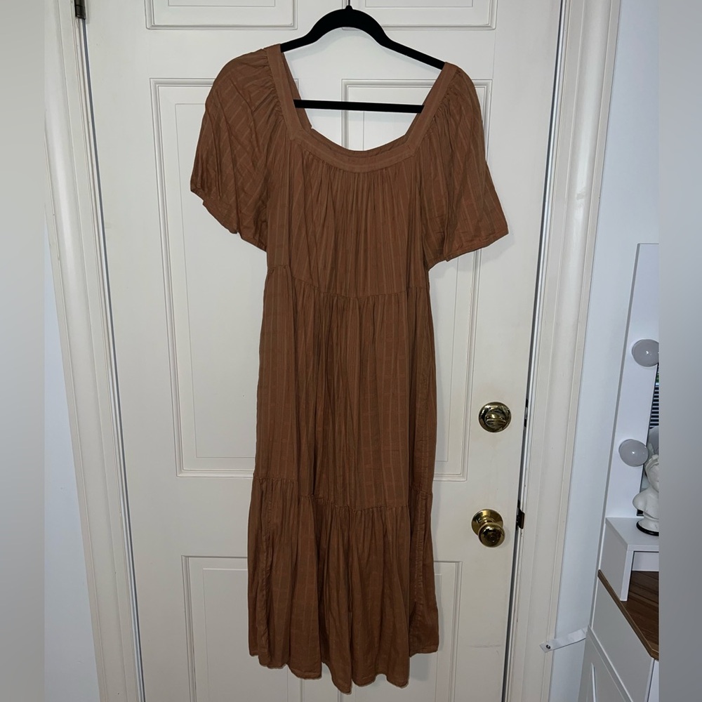 Old Navy Brown Midi Dress